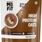 MUSCLEBLAZE High Protein Oats, Gluten Free, Dark Chocolate Pouch  (1 kg)