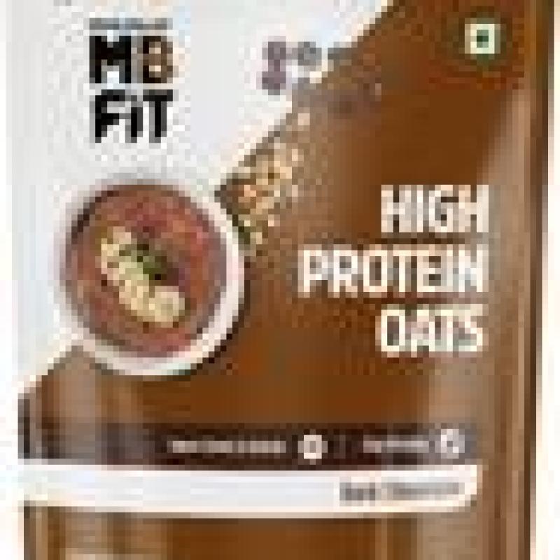 MUSCLEBLAZE High Protein Oats, Gluten Free, Dark Chocolate Pouch  (1 kg)