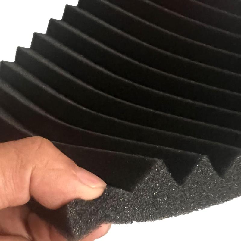 Acoustic Foam Panel Wedge Studio Soundproofing Wall Tiles 12" X 12" X 1"