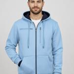 Men Full Sleeve Solid Hooded Sweatshirt