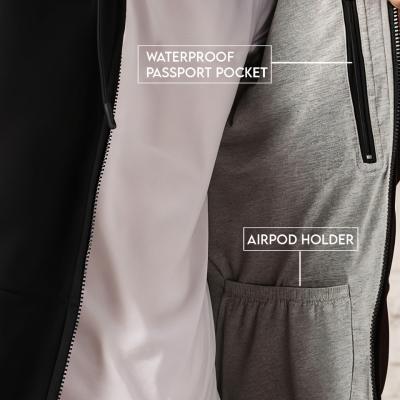 Men Full Sleeve Solid Hooded Sweatshirt