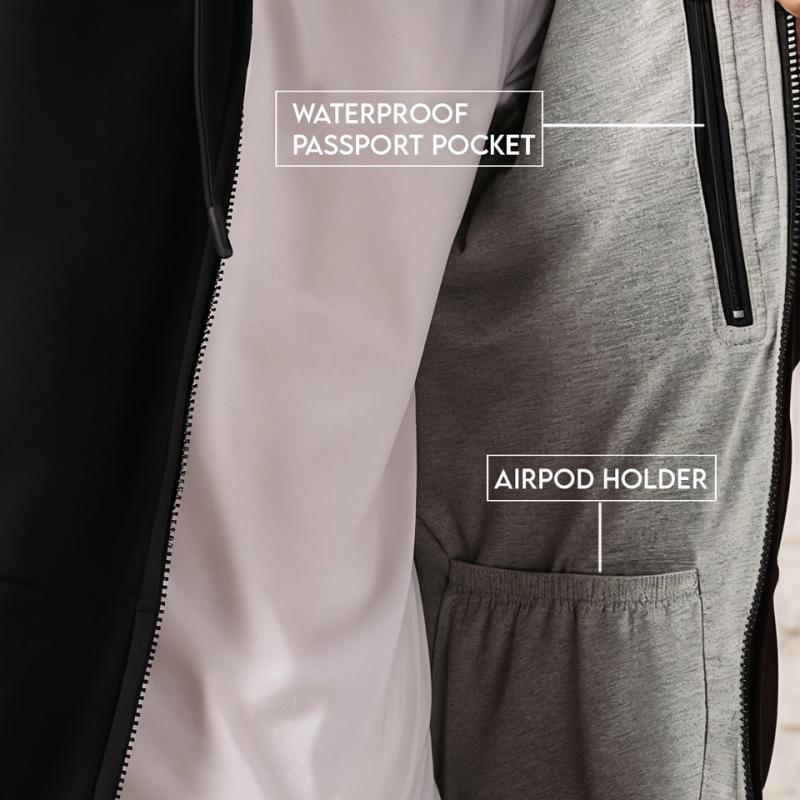 Men Full Sleeve Solid Hooded Sweatshirt