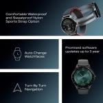 boAt Valour Watch 1 GPS, X2 Chipset, 6-Axis Motion Sensor, AI Nudges, 15 Days Battery Smartwatch  (Fusion Grey Strap, Free Size)