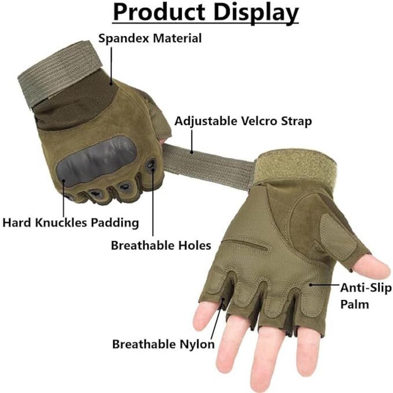 Gymisa Half Finger Anti-Slip for Men & Women Riding Gloves Riding Gloves  (Green)