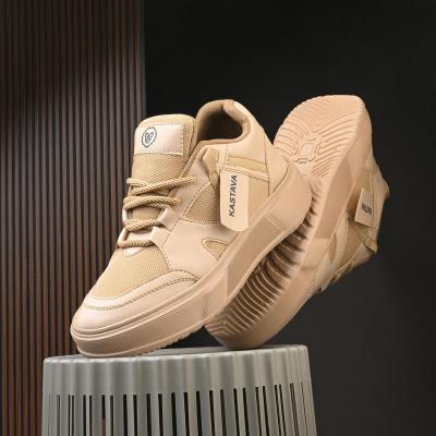 Premium Comfortable Everyday Edge Sneakers For Men  (Tan , 7)