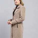 Wool Blend Coat For Women