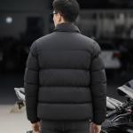 Men Solid Puffer Jacket