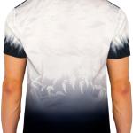 Men Printed Round Neck Polyester Multicolor T-Shirt