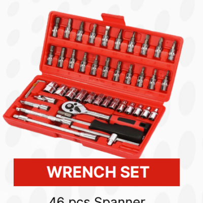 46 Pcs Spanner & Socket Wrench Set