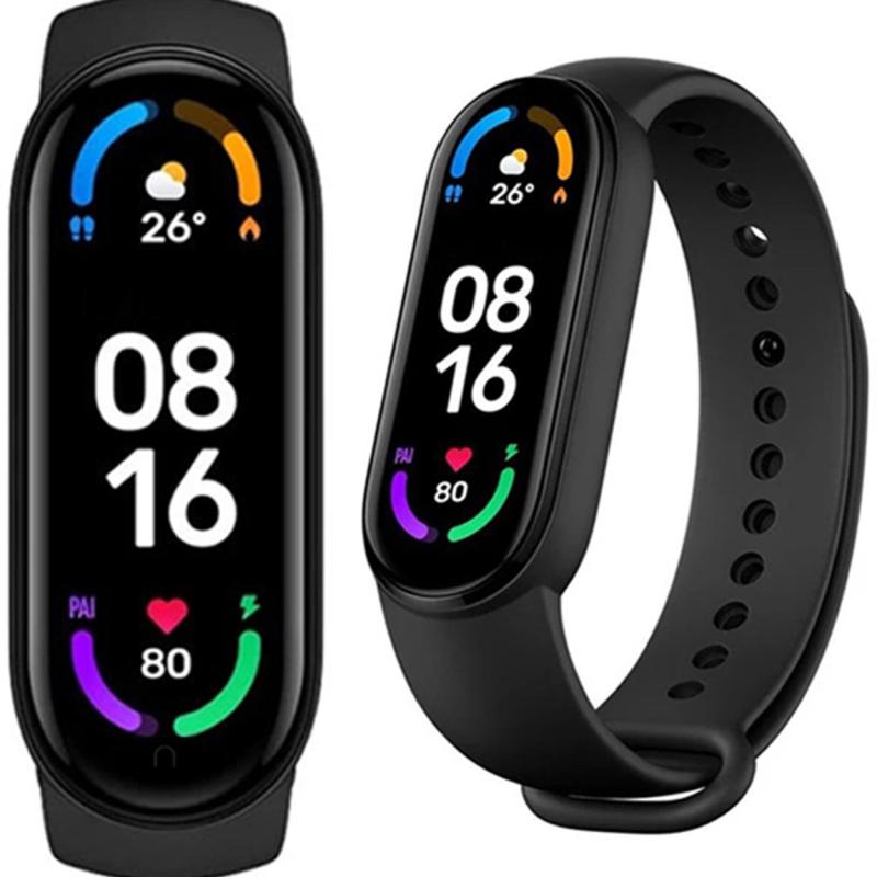 TXOR VENUS-V2, M6 Smart Watch Fitness BAND withTouch Sensor Control For ANDROID & IOS  (Black Strap, Size : Standard)