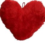 Red Heart Plush with "I LOVE YOU" Embroidery – Romantic Gift